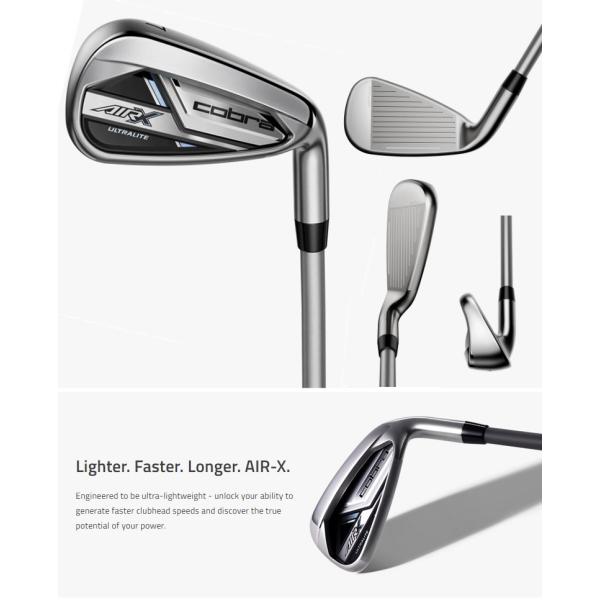 単品アイアン Cobra Golf 2023 Women's AIR-X Iron コブラゴルフ 2023 エアーエックス レディス 単品アイアン レフティモデル)(単品アイアン) Cobra Golf 2023 Women's AIR-X Iron