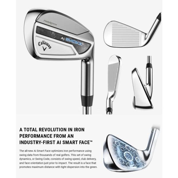 レフティ 左 キャロウェイ パラダイム Aiスモーク メンズ S 7番アイアン パラダイム Ai SMOKE MAX ドライバー TENSEI 50 for Callaway