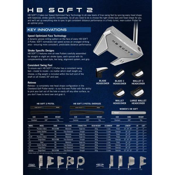 Cleveland Golf HB Soft 2 Model 10.5S Putter クリーブランド ハンティントン ビーチ ソフト 2 モデル 10.5S パター