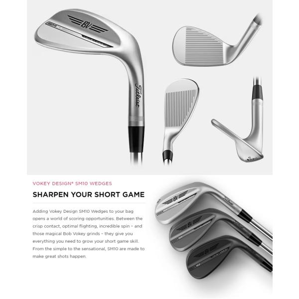 【美品】タイトリスト ボーケイ SM10 5608M ツアークローム（1R使用） Titleist（タイトリスト） ウェッジ メンズ ボーケイ SM10 ツアー