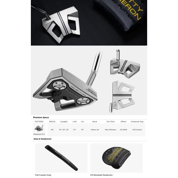 SCOTTY CAMERON 24PHANTOM 9.5パター 右 34インチ