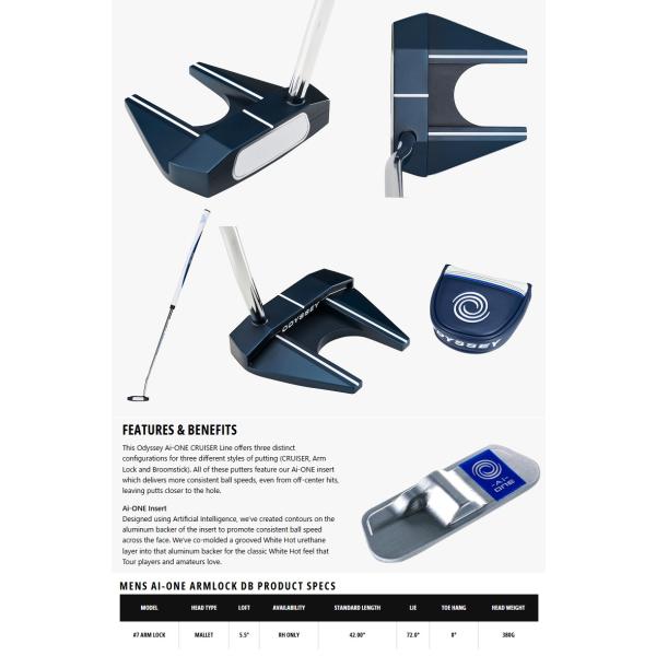 Odyssey Ai-ONE Armlock #7 SB Putter オデッセイ エーアイワン