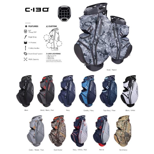 SUN MOUNTAIN C130 ブラック キャディバッグ C-130 Hybrid Stand Bag