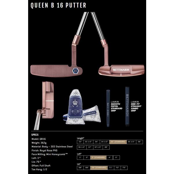 Bettinardi 2025 Queen B 16 Putter ベティナルディ 2025 クイーン B