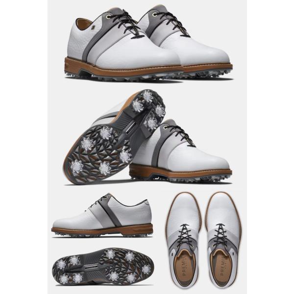 DC／shoecousa／25.5cm FootJoy Premiere Series - Packard LX Golf Shoes (White/Grey