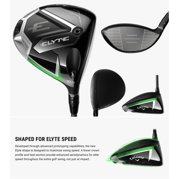 レフティモデル) Callaway Elyte Driver キャロウェイ エリート