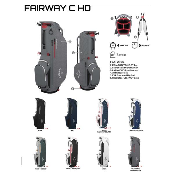 Callaway 2025 Fairway C HD Stand Bag キャロウェイ 2025