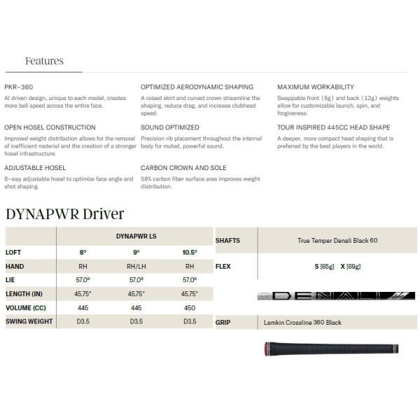 レフティモデル Wilson Staff Dynapwr LS Driver ウィルソン スタッフ