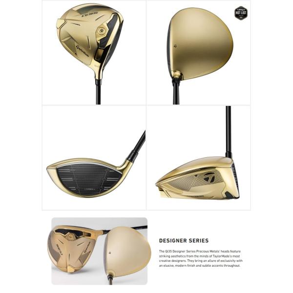 Qi35 Designer Series ドライバー ゴールド TaylorMade Qi35 Designer Series Gold Driver - ゴルフ(GOLF
