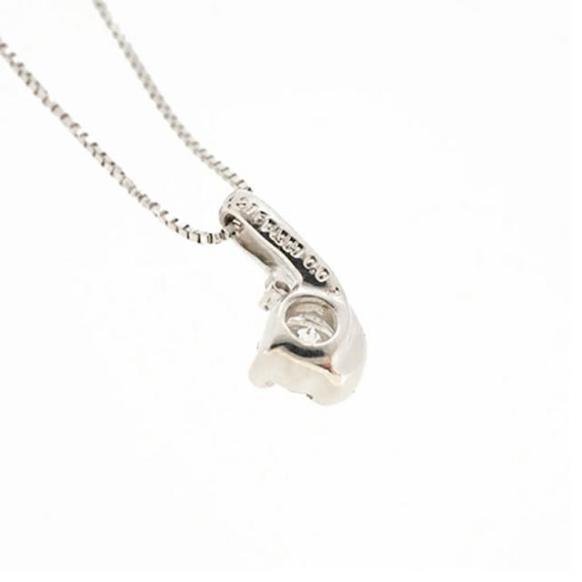 【jt093】 ネックレス Pt850 プラチナ ピンクダイヤモンド 0.216ct/0.01ct 未使用【中古】レディース_1