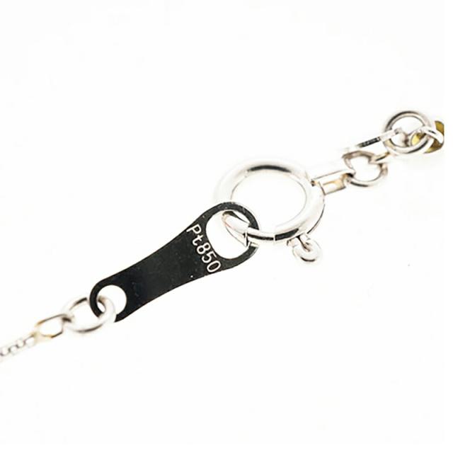 【jt093】 ネックレス Pt850 プラチナ ピンクダイヤモンド 0.216ct/0.01ct 未使用【中古】レディース_3