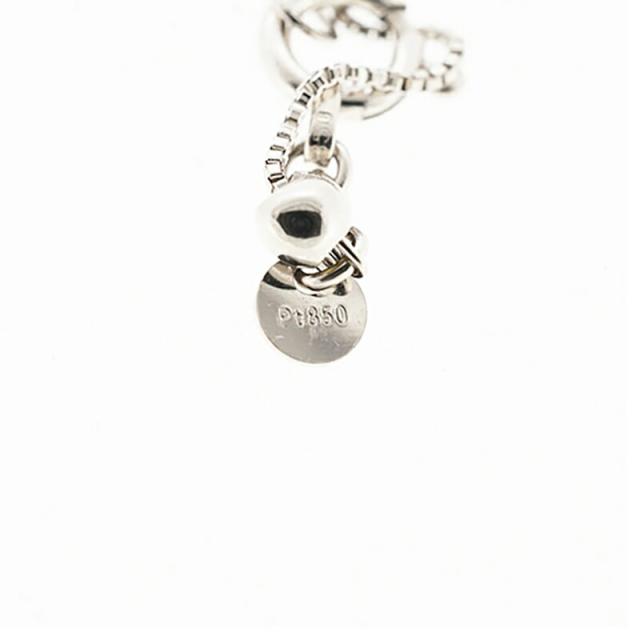【jt093】 ネックレス Pt850 プラチナ ピンクダイヤモンド 0.216ct/0.01ct 未使用【中古】レディース_5
