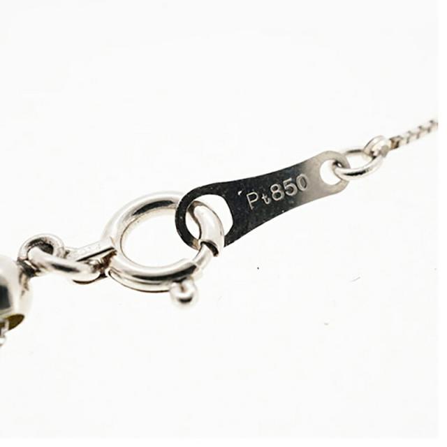 【jt095】 ネックレス Pt850 プラチナ Pt900 プラチナ ダイヤモンド 0.302ct/0.01ct 未使用【中古】レディース_3