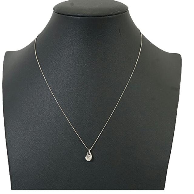 【jt095】 ネックレス Pt850 プラチナ Pt900 プラチナ ダイヤモンド 0.302ct/0.01ct 未使用【中古】レディース_5