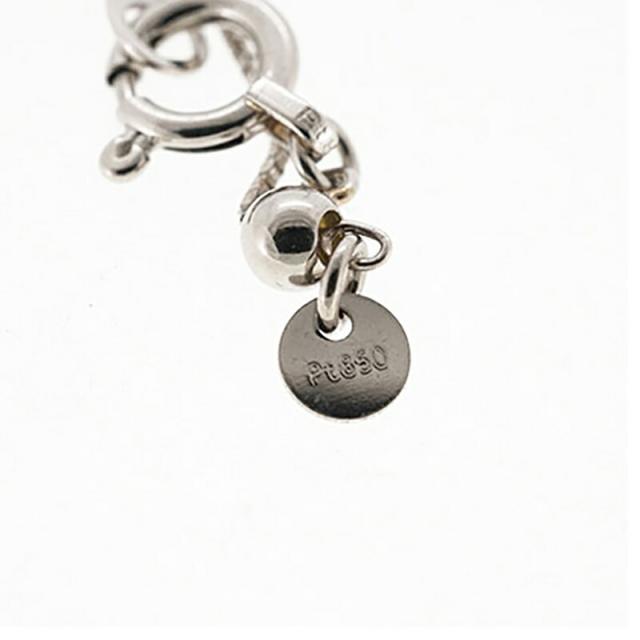 【ju128】 ネックレス 三連ダイヤ Pt850 プラチナ ダイヤモンド 0.361ct 未使用【中古】レディース