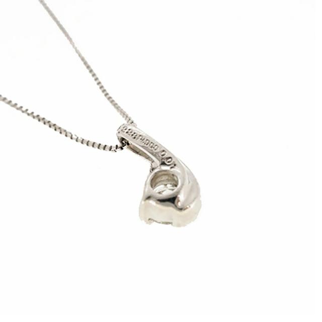 【ju145】 ネックレス Pt850 プラチナ ダイヤモンド 0.228ct/0.01ct 未使用【中古】レディース_1