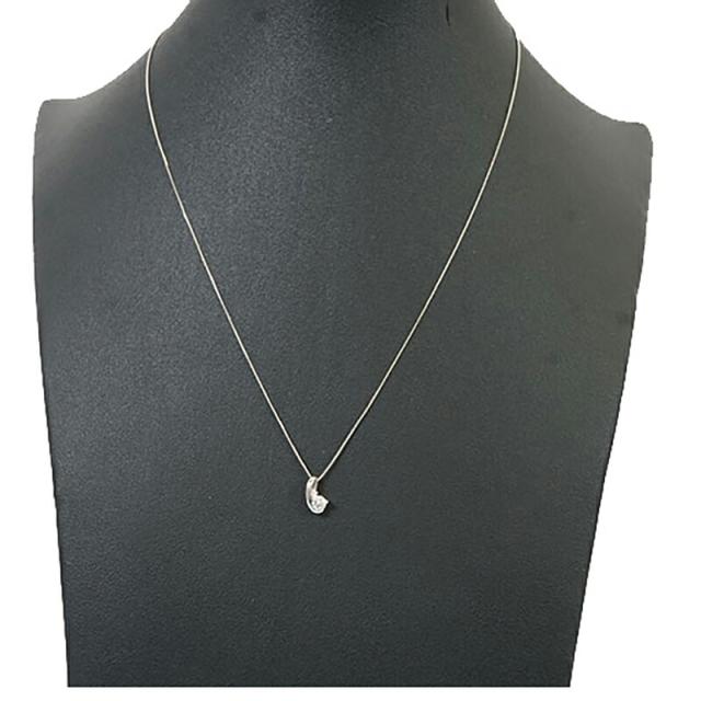 【ju145】 ネックレス Pt850 プラチナ ダイヤモンド 0.228ct/0.01ct 未使用【中古】レディース_6