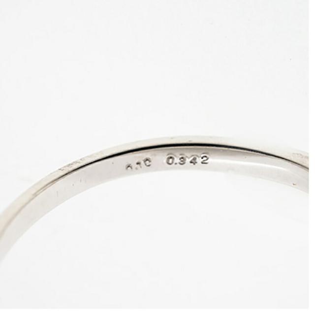 【ju184】 リング 一粒ダイヤ Pt900 プラチナ ダイヤモンド 0.342ct 11号 未使用【中古】レディース_3
