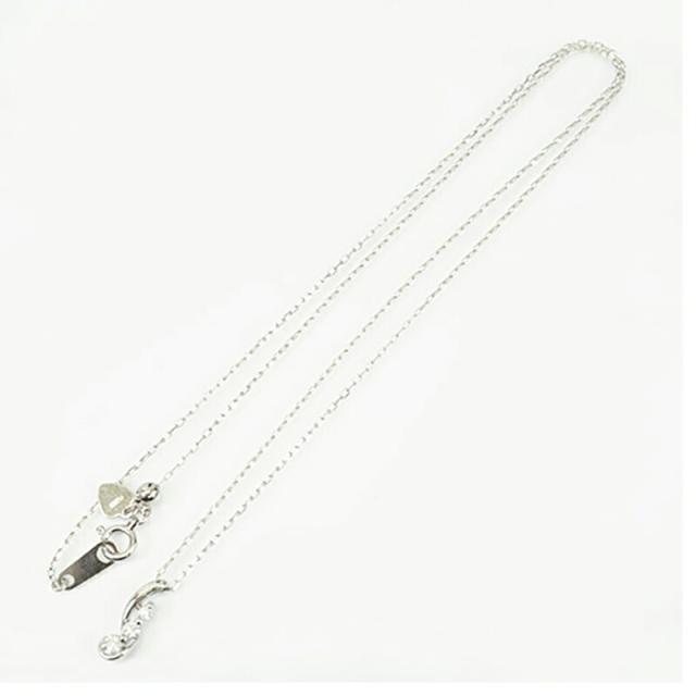 【jv369】 ネックレス Pt950 プラチナ ダイヤモンド 0.12ct 未使用【中古】レディース_2