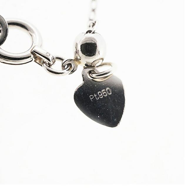 【jv369】 ネックレス Pt950 プラチナ ダイヤモンド 0.12ct 未使用【中古】レディース_4