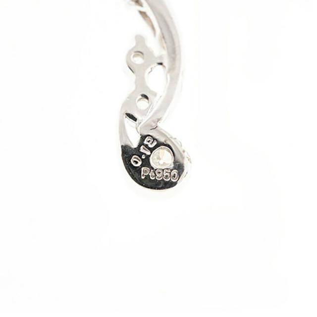 【jv369】 ネックレス Pt950 プラチナ ダイヤモンド 0.12ct 未使用【中古】レディース_5