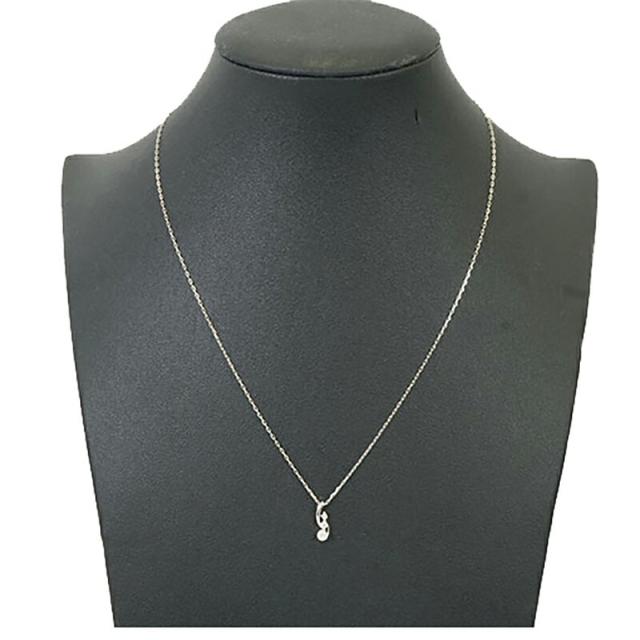 【jv369】 ネックレス Pt950 プラチナ ダイヤモンド 0.12ct 未使用【中古】レディース_6