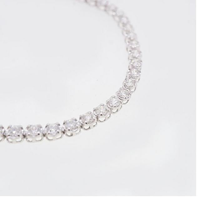 【jv405】 ブレスレット テニスブレスレット Pt850 プラチナ ダイヤモンド 2ct 未使用【中古】レディース_2