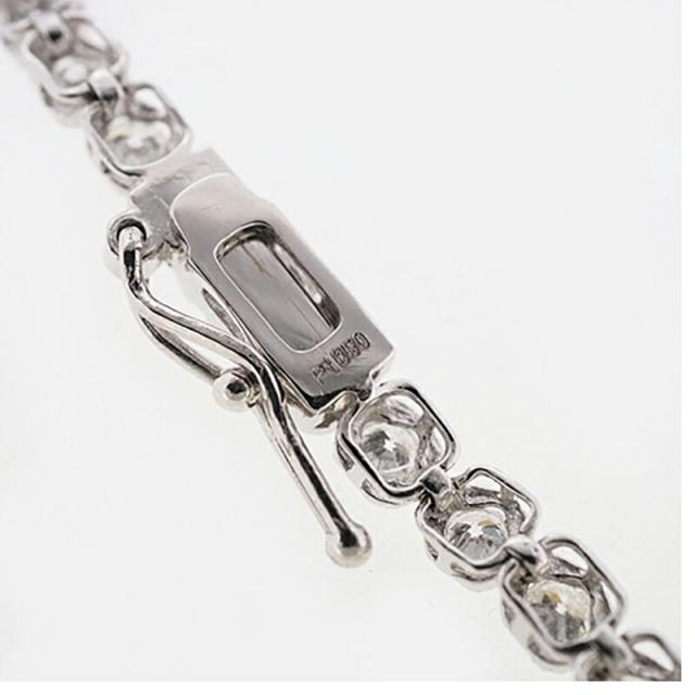 【jv405】 ブレスレット テニスブレスレット Pt850 プラチナ ダイヤモンド 2ct 未使用【中古】レディース_4