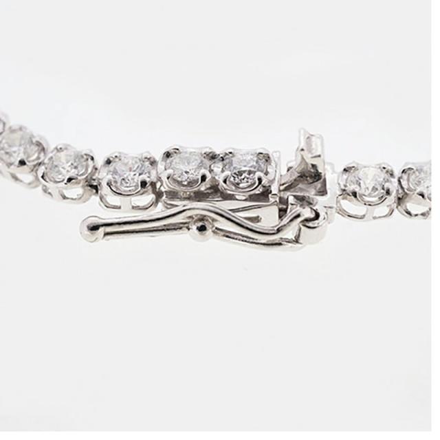 【jv405】 ブレスレット テニスブレスレット Pt850 プラチナ ダイヤモンド 2ct 未使用【中古】レディース_5