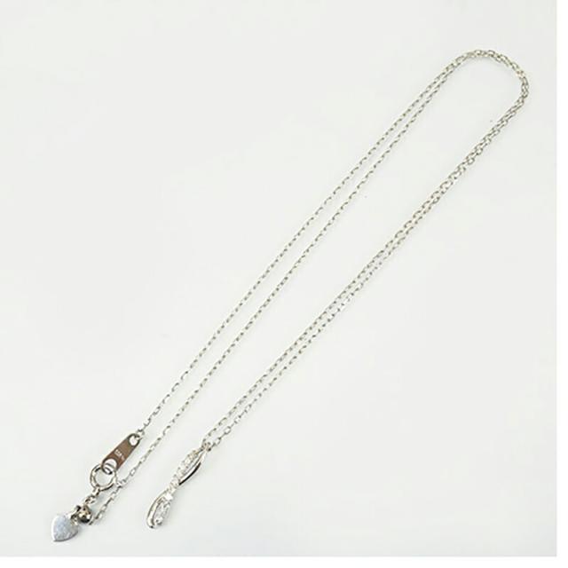 【jv441】 ネックレス Pt950 プラチナ ダイヤモンド 0.1ct 未使用【中古】レディース_2