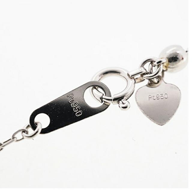 【jv441】 ネックレス Pt950 プラチナ ダイヤモンド 0.1ct 未使用【中古】レディース_4