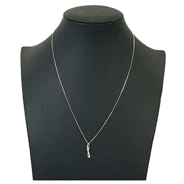 【jv441】 ネックレス Pt950 プラチナ ダイヤモンド 0.1ct 未使用【中古】レディース_5