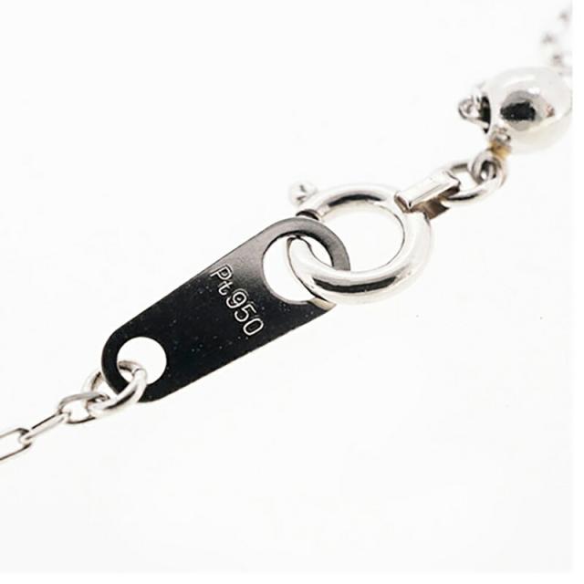 【jv455】 ネックレス Pt950 プラチナ ダイヤモンド 0.1ct 未使用【中古】レディース_3