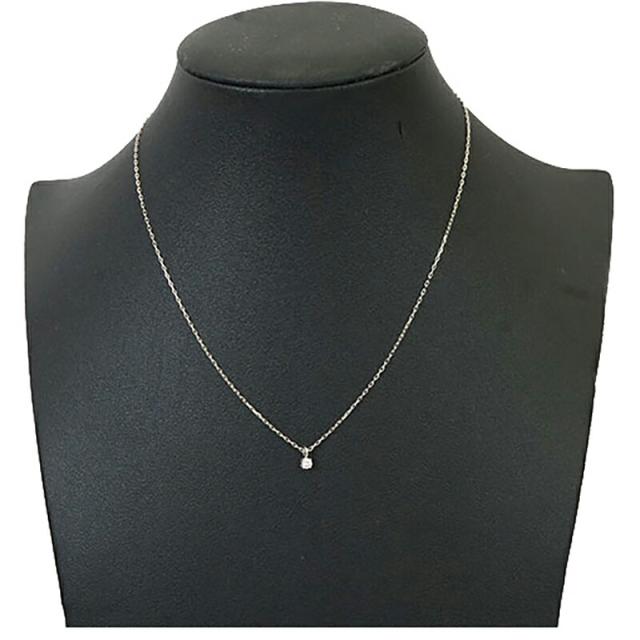 【jv455】 ネックレス Pt950 プラチナ ダイヤモンド 0.1ct 未使用【中古】レディース_6