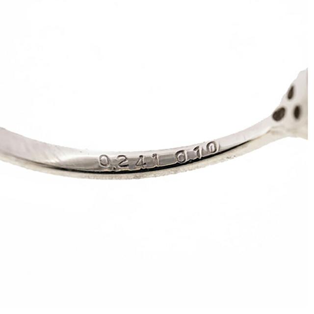 jv486】 リング Pt900 プラチナ ダイヤモンド 0.241ct/0.1ct 10.5号 未