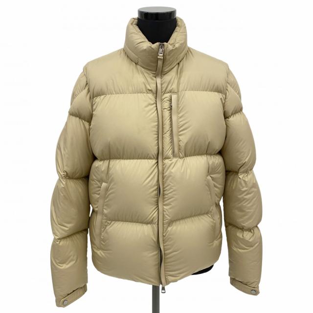 【5apo0004】モンクレール ダウンジャケット 3 ベージュ ポリエステル ダウン フェザー J20911A00200　549SK【中古】メンズ