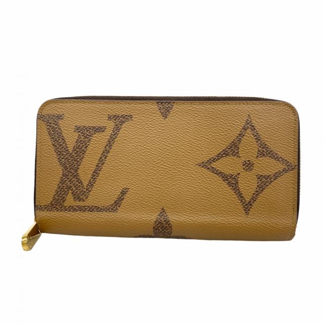 【5pb1842】ルイヴィトン 長財布 モノグラム モノグラム・ジャイアント ジッピーウォレット M69353 ブラウン【中古】レディース