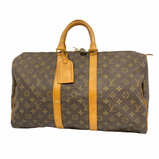 【5pb2452】ルイヴィトン ボストンバッグ モノグラム キーポル45 M41428 ブラウン【中古】メンズ レディース ユニセックス