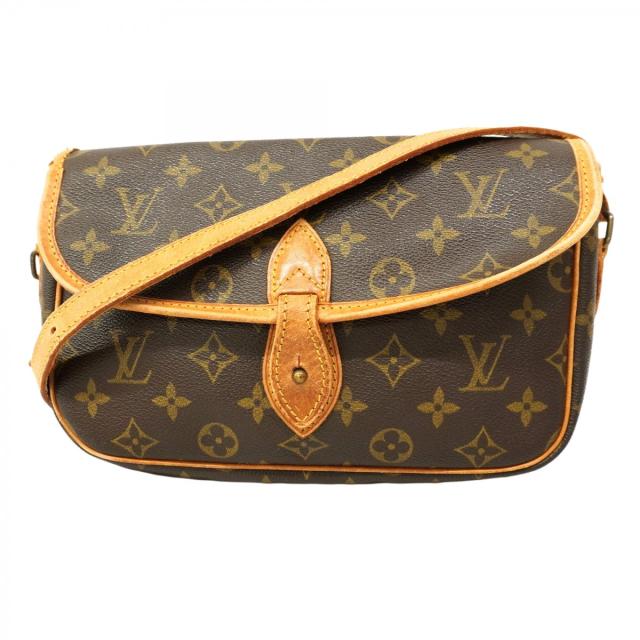 【5pb2467-h】ルイヴィトン ショルダーバッグ モノグラム ジベシエール M42248 ブラウン【中古】レディース