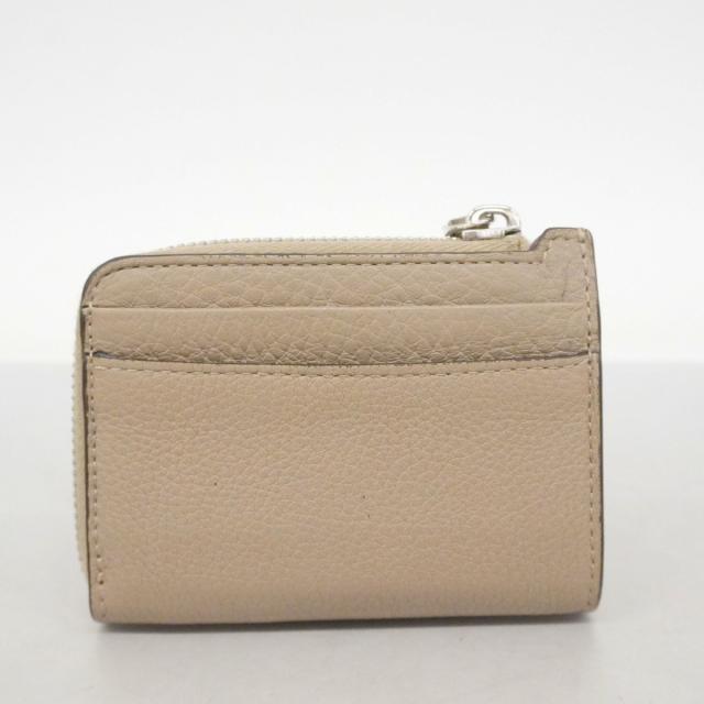 【6ca1326】フェンディ コインケース レザー グレージュ シルバー金具【中古】メンズ レディース ユニセックス