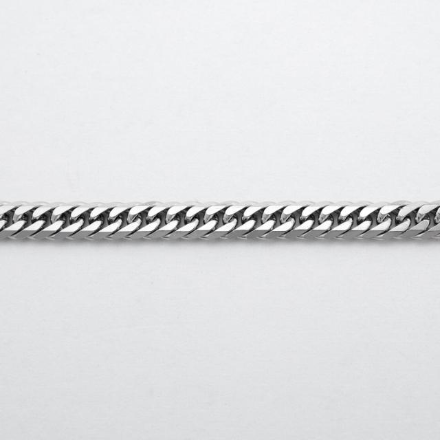 【6khc0039】喜平 ネックレス Pt850 プラチナ 6面 ダブル 50.6cm 20.3g キヘイ【中古】メンズ レディース ユニセックス_1