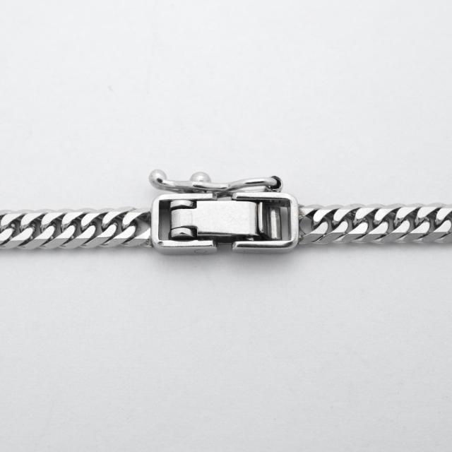 【6khc0039】喜平 ネックレス Pt850 プラチナ 6面 ダブル 50.6cm 20.3g キヘイ【中古】メンズ レディース ユニセックス_4