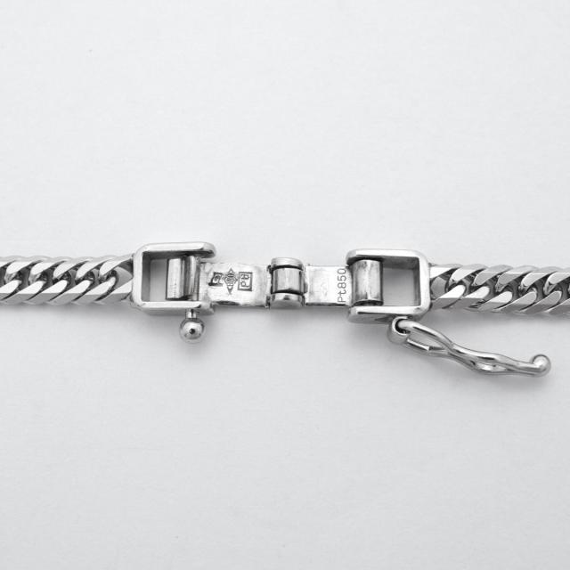 【6khc0039】喜平 ネックレス Pt850 プラチナ 6面 ダブル 50.6cm 20.3g キヘイ【中古】メンズ レディース ユニセックス_5