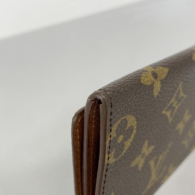 【6de5636】ルイヴィトン 長財布 モノグラム ポル3カルトクレディ M61818 ブラウン【中古】レディース_4