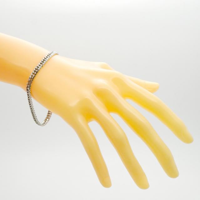 【6khd0040】喜平 ブレスレット Pt900 プラチナ 6面 ダブル 20.7cm 21g キヘイ【中古】メンズ レディース ユニセックス_8