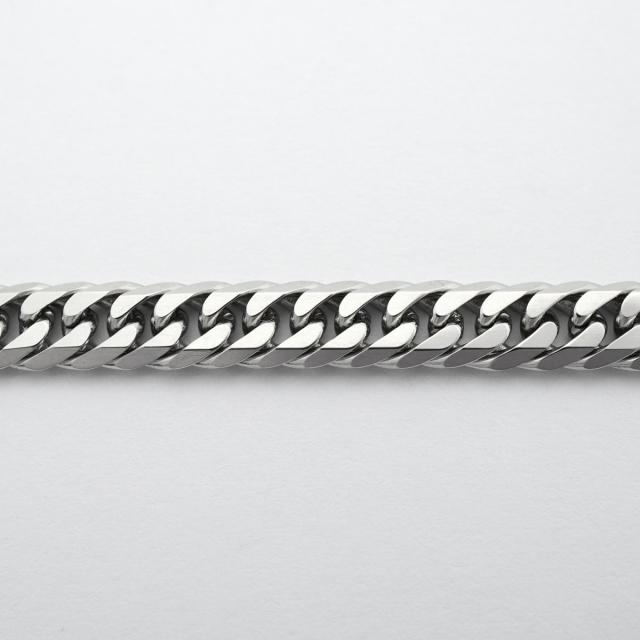 【6khd0040】喜平 ブレスレット Pt900 プラチナ 6面 ダブル 20.7cm 21g キヘイ【中古】メンズ レディース ユニセックス_1