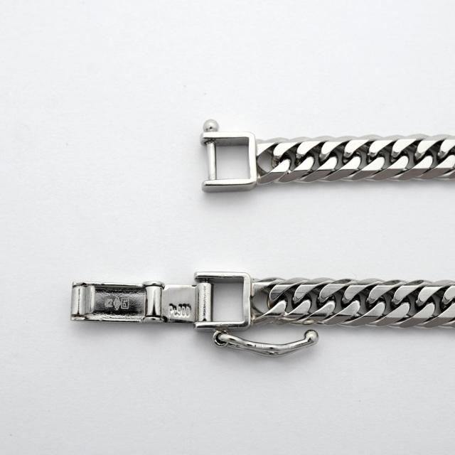 【6khd0040】喜平 ブレスレット Pt900 プラチナ 6面 ダブル 20.7cm 21g キヘイ【中古】メンズ レディース ユニセックス_4