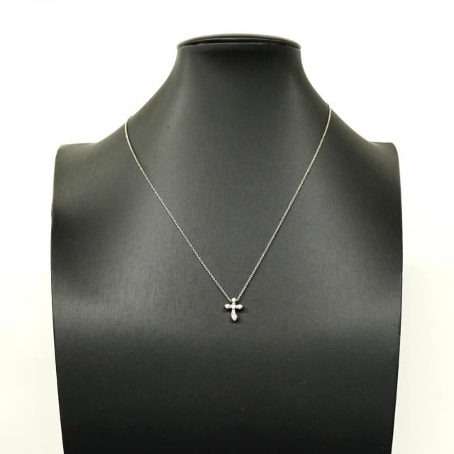 ★最終価格★SALE【6jdb1003】ティファニー ネックレス スモールクロス 5PD Pt950 プラチナ ダイヤモンド【中古】レディース_5
