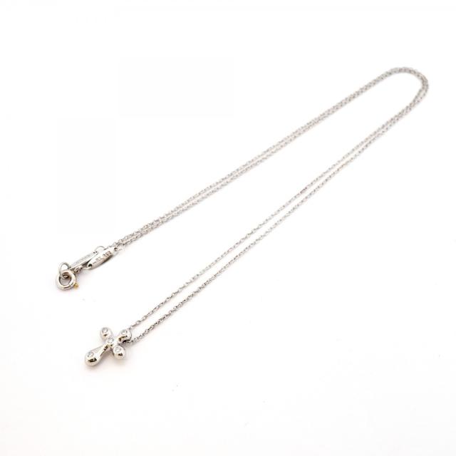 ★最終価格★SALE【6jdb1003】ティファニー ネックレス スモールクロス 5PD Pt950 プラチナ ダイヤモンド【中古】レディース_2