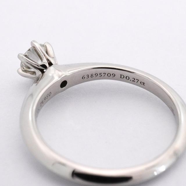 【6jfb0161】ティファニー リング ソリティア 1PD Pt950 プラチナ ダイヤモンド 0.27ct 6.5号【中古】レディース_4